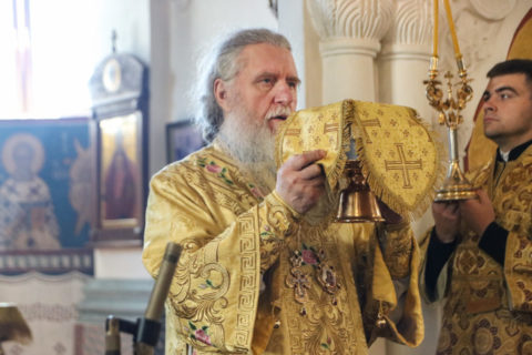 В день памяти святых первоверховных апостолов Петра и Павла ректор семинарии совершил Литургию в Свято-Покровском соборе города Витебска