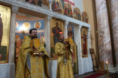 в храме Воскресения Христова г.Витебска