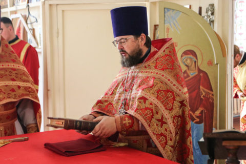 В день памяти Усекновения главы Пророка, Предтечи и Крестителя Господня Иоанна первый проректор совершил Литургию в семинарском храме