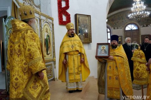 В день своего тезоименитства ректор семинарии совершил Литургию в храме великомученицы Ирины в Москве