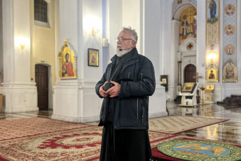 Заведующий вечерним отделением семинарии провел экскурсию для должностных лиц органов управления территориальный обороны вооруженных сил Республики Беларусь