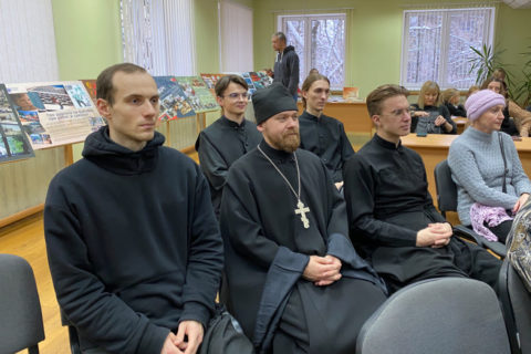 Семинаристы посетили открытие выставки «Витебск в кино»