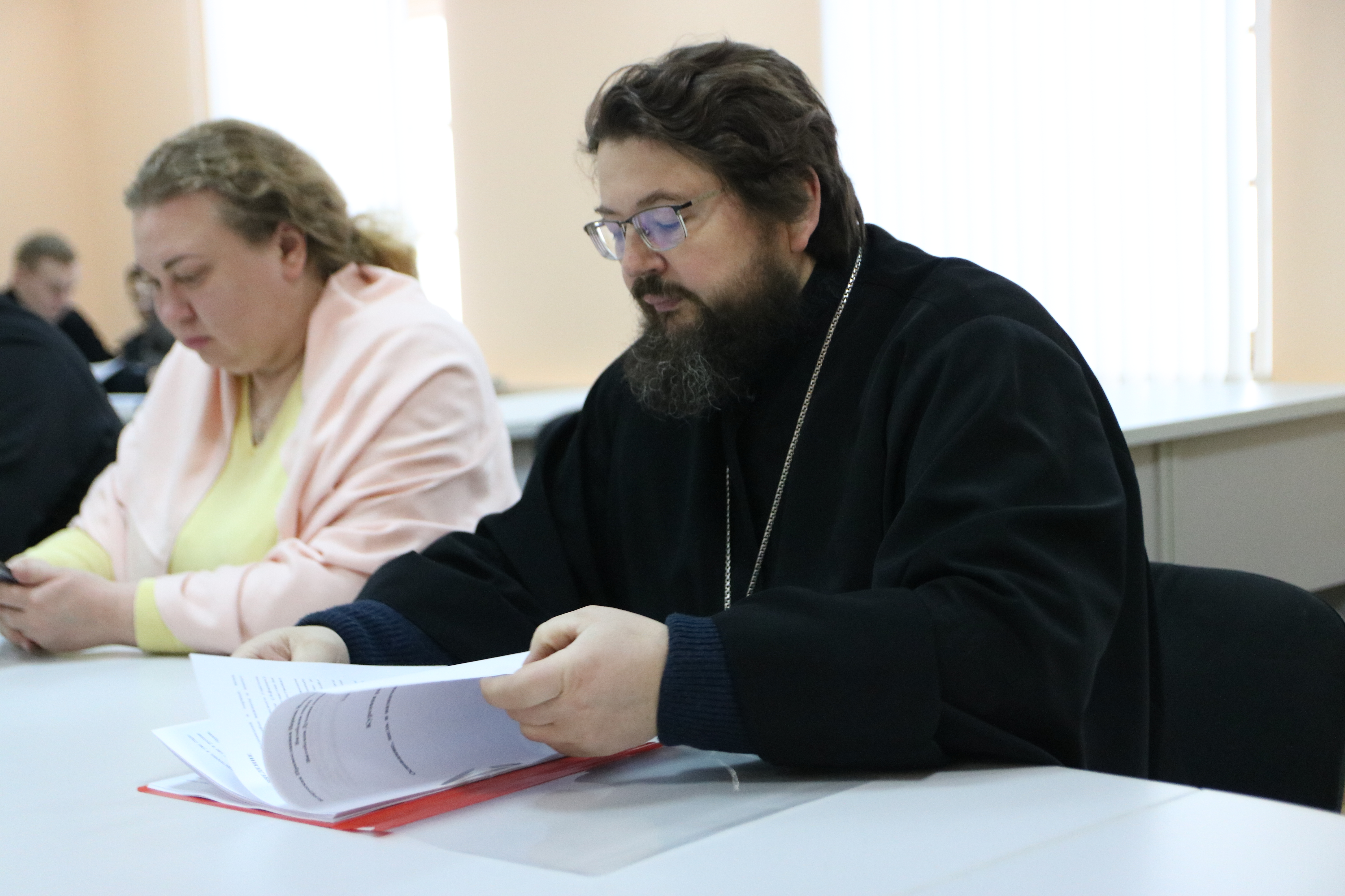В конференц-зале Витебской духовной семинарии прошла защита курсовых работ студентов 2-4 курсов