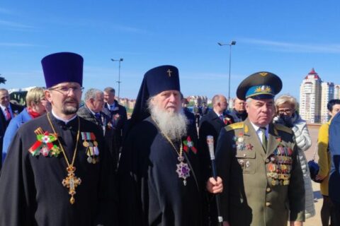 Торжества в честь празднования Дня победы.